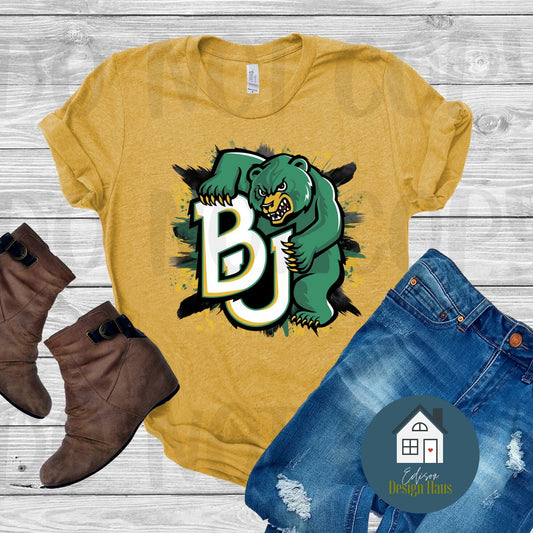 Baylor | Bear Mascot| Football | Gameday T-Shirt