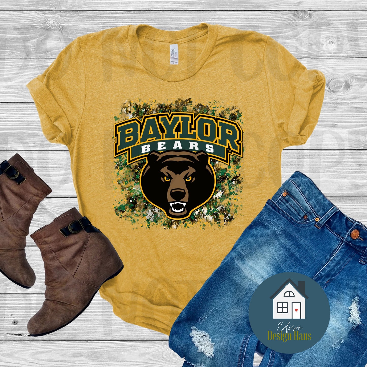 Baylor Bears | Bear Mascot| Football | Mascot Gameday T-Shirt or Hoodie