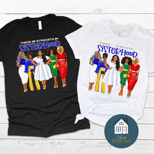 Strength In Sisterhood | Sorority T-Shirt (OES Greek Collection)