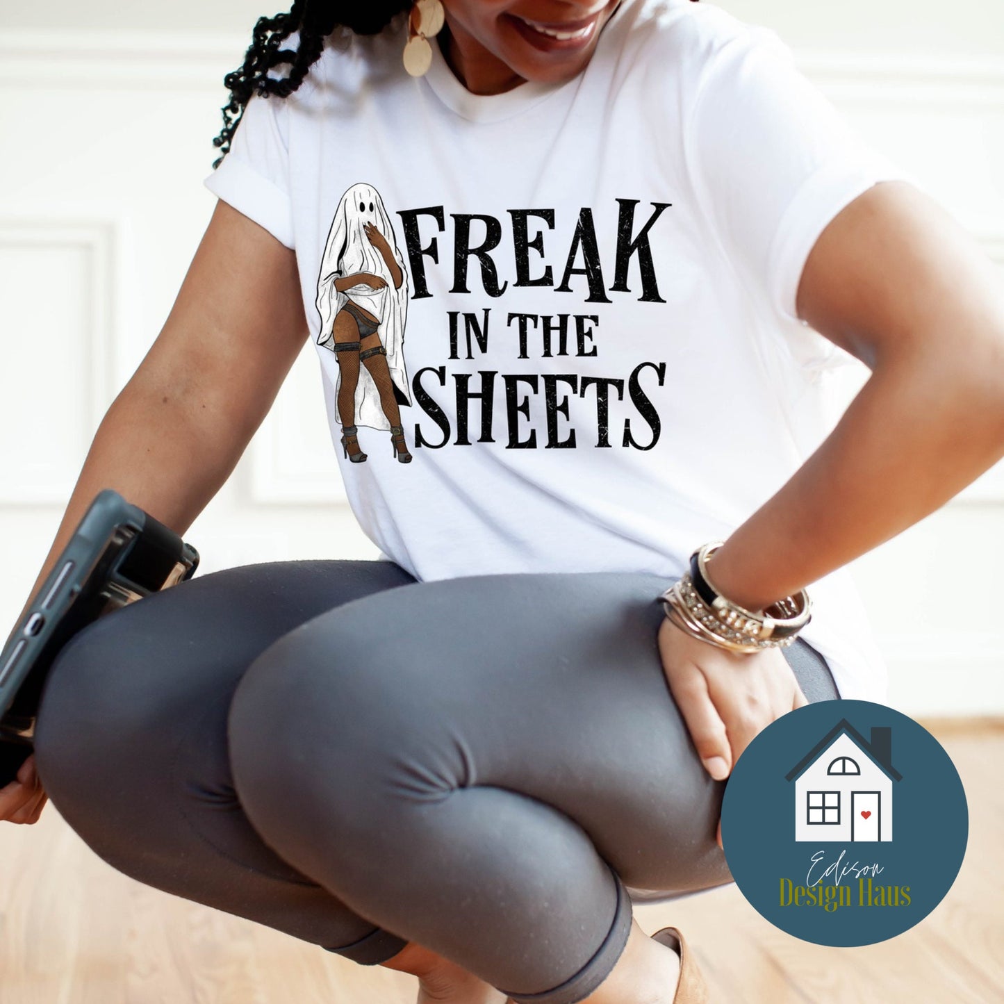 Freak In The Sheets | Fall T-Shirt | Funny Halloween T-Shirt