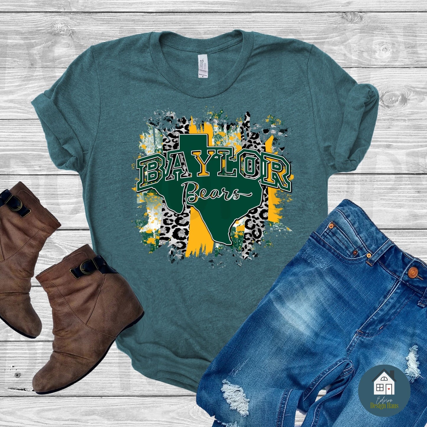 Baylor Bears | Bruiser Mascot| Football | Gameday T-Shirt