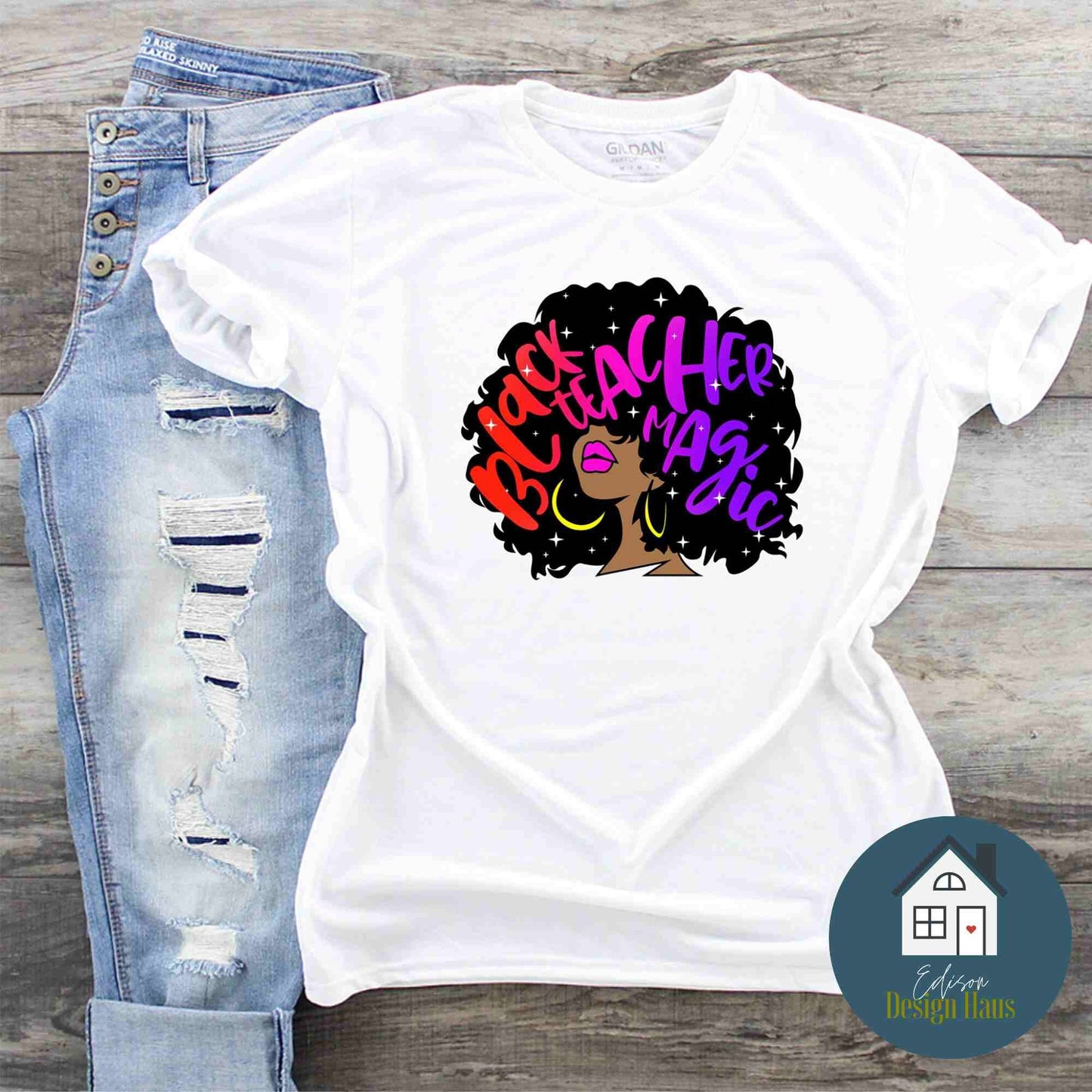 Black Teacher Magic, Culture T-shirt, Black educator,  Graphic Shirt, Sweater or Hoodie