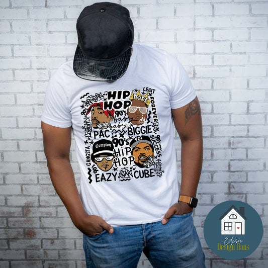 90's Rapper Grafitti Shirt | Hip Hop Culture T-Shirt