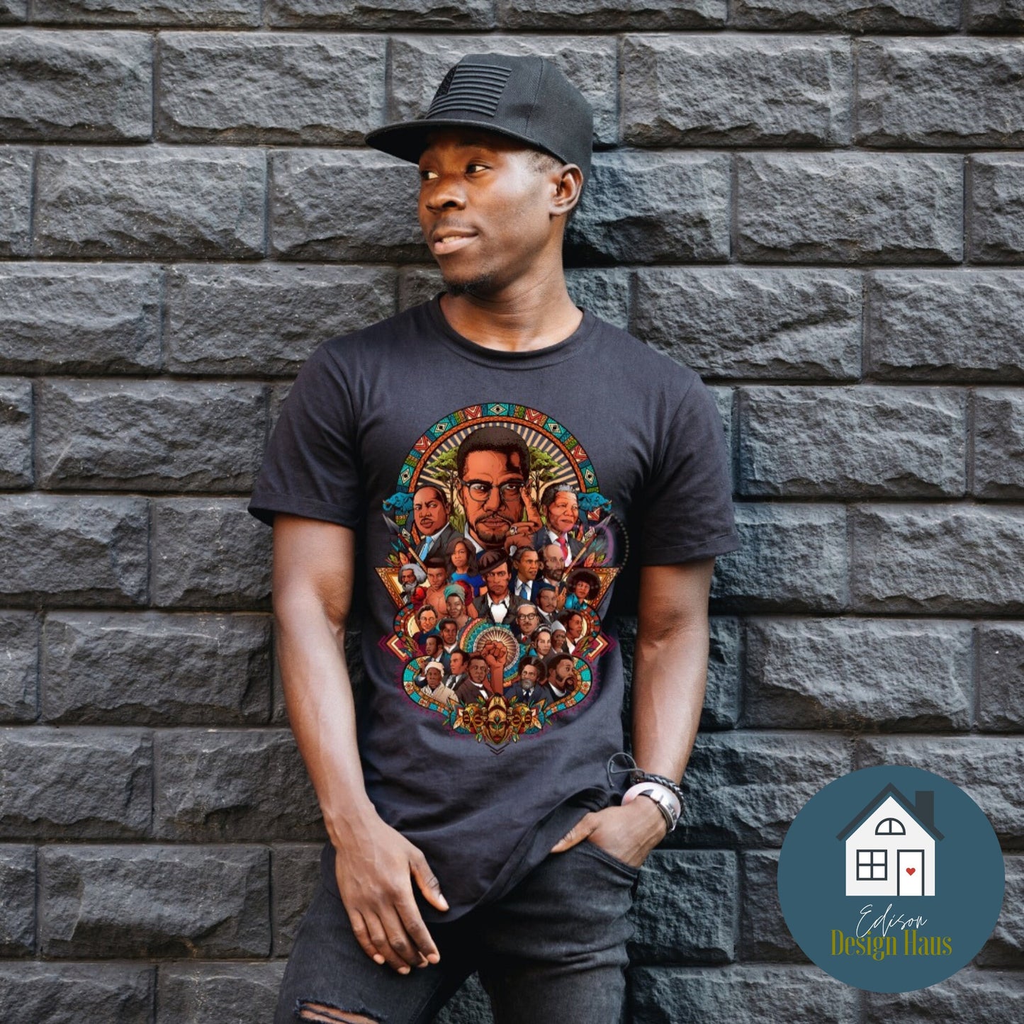 Black History Leaders Collage T-Shirt | Culture