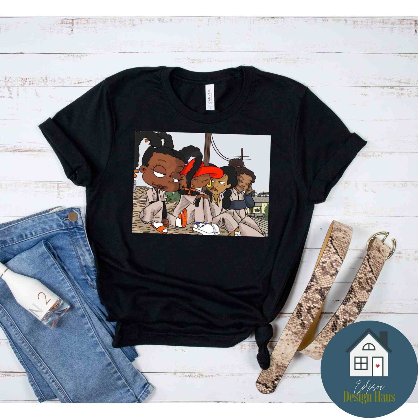 Set It Off Cartoon, Black Women, Culture T-Shirt, Sweatshirt or Hoodie