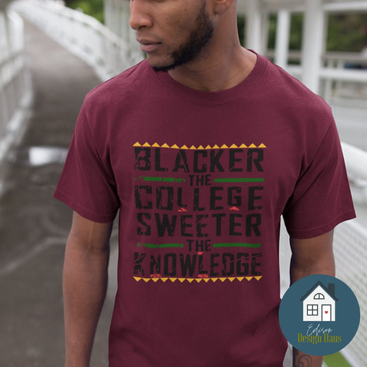 Blacker The College Sweeter The Knowledge Shirt, Retro Vintage Shirt, HBCU Shirt